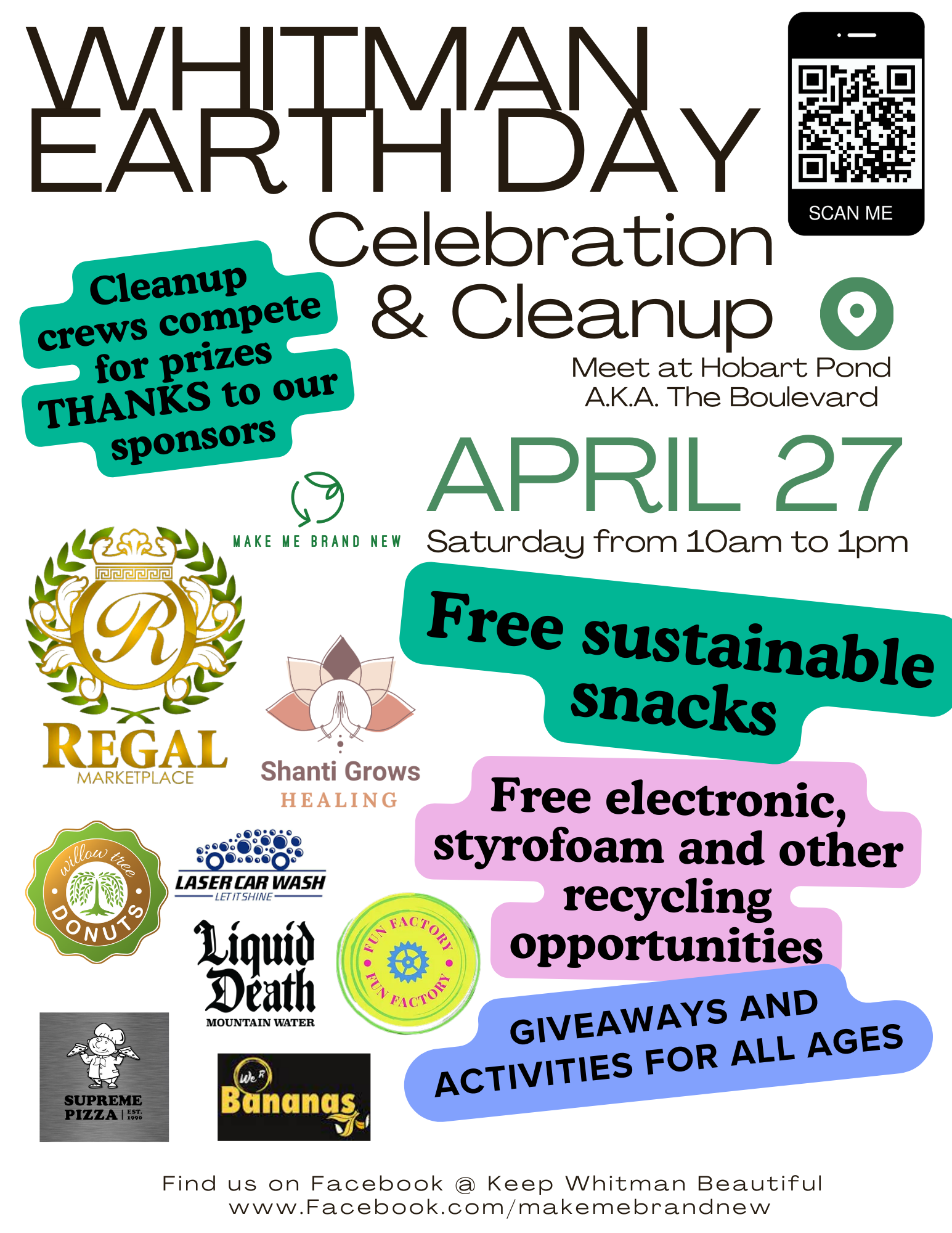 Whitman Earth Day 2024 Flyer PNG