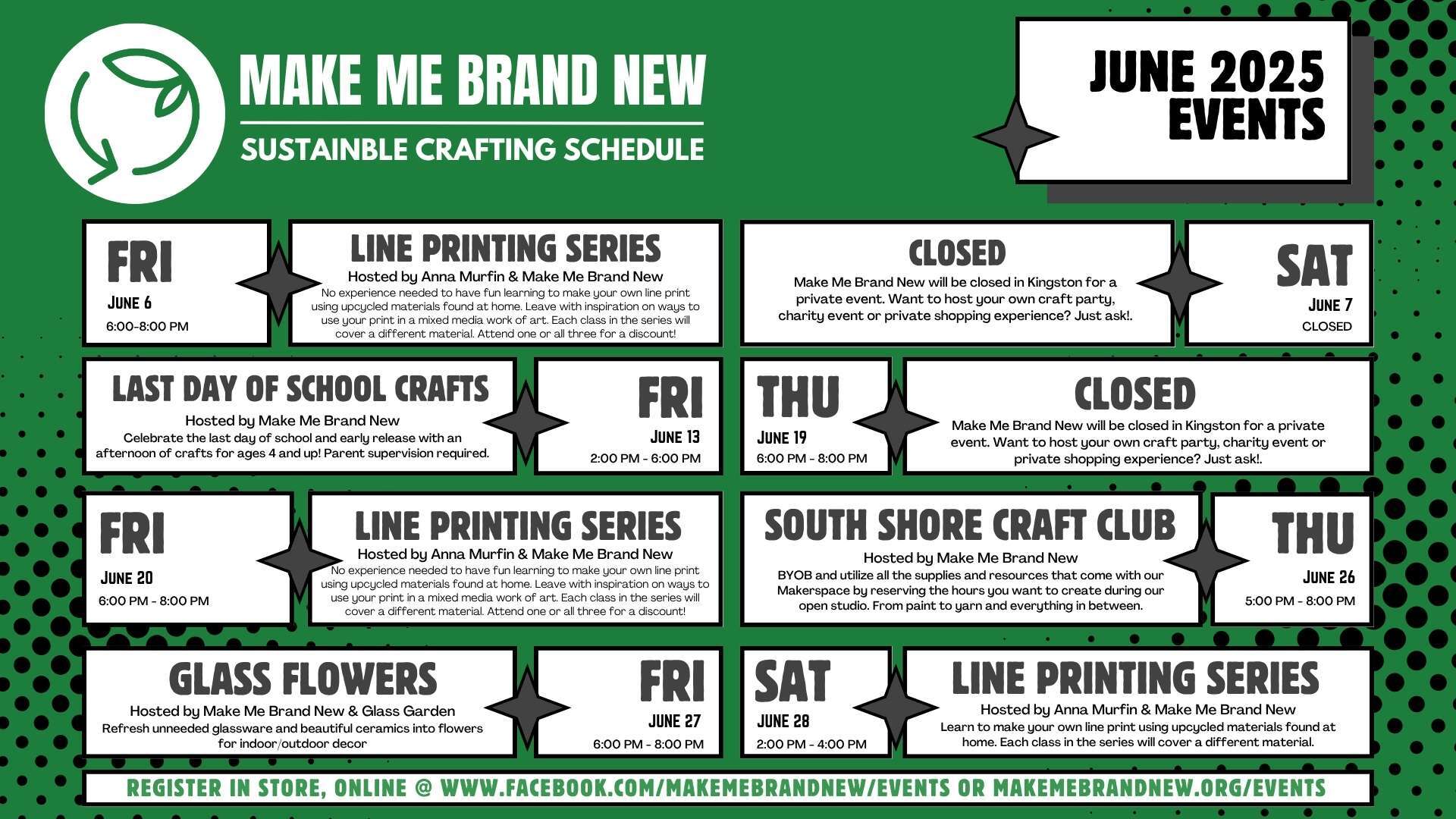 June Event Calendar 2025